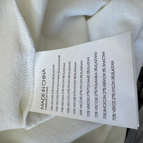 Club Monaco Women White High Neck Sleeveless Knee Length Sheath Dress Size M - Picture 8 of 9